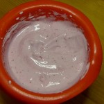 Milch Eispulver aufgeschlagen