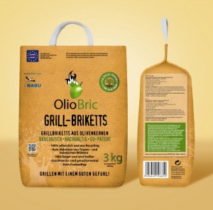 Packung Grillbriketts