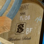 Weinlager französisches Holzfass