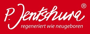 Firmenlogo mit Slogan Jentschura