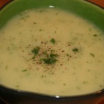 basische Kohlrabi-Kartoffel Cremesuppe Kohrabicremesoppe