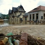 Hochwasser am Schillergarten