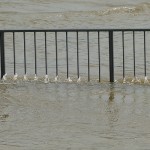 Geländer mit Wasserspiel