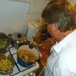 Horst beim Kochen