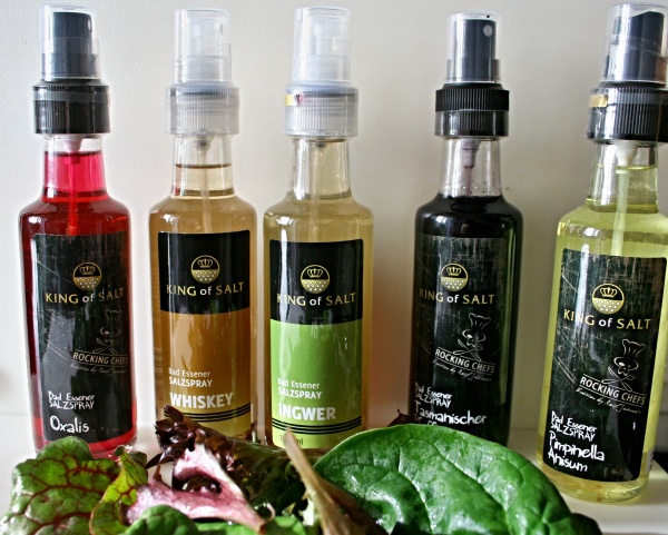 Salzspray mit Salat