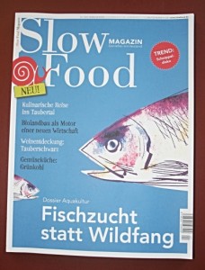 Titelblatt des neuen Slow Food Magazins