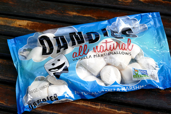 Packung vegane Marshmallows