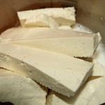 zerkleinertes Tofu