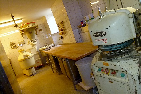 Backstube in der Bio-Bäckerei Heller
