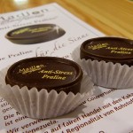 Die Anti-Stress-Praline enthält vier wohlschmeckende Öle.