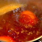 Naturfarbe rot Eier kochen