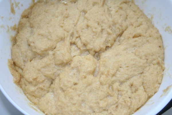Hefeteig aufgegangen