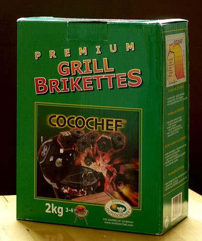 eine Packung Kokosbriketts von Cocochef