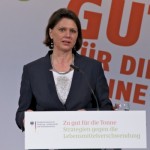 Bundesverbraucherministerin Ilse Aigner auf der Pressekonferenz