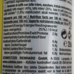 Rückseite einer Getränkedose