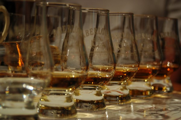 Gläser mit Whisky