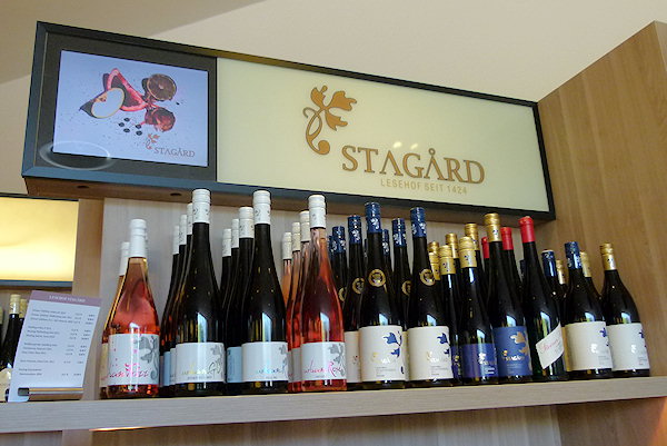Stagard Bio-Wein-Sortiment in der Krems-Information