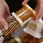 Saftpresse bei der Reinigung