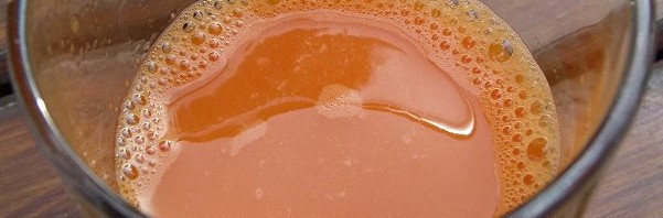 ein Glas Kartottensaft