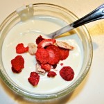 Joghurt mit Trockenfrüchten
