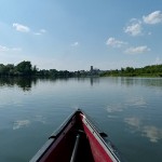 Kanu Wasser Himmel Wolken