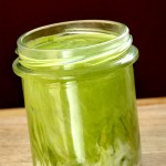 Frozen-Joghurt mit Matcha-Tee in Bio-Qualität