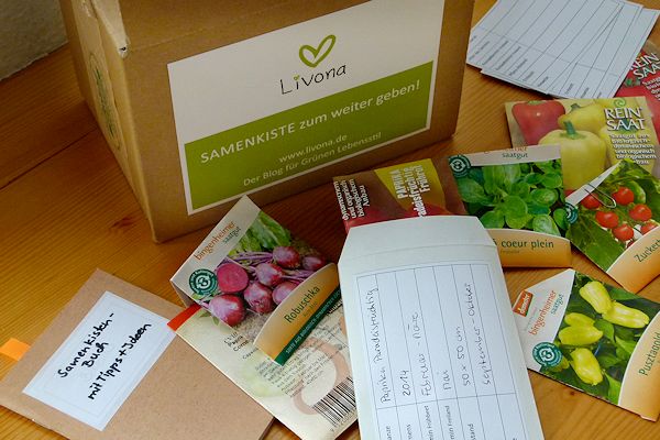 Die Bio-Samen-Kiste im Ringtausch | Livona - Der Bio-Blog