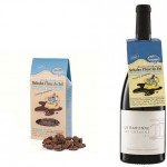 Les Chemins Bio-Rotwein mit Bio-Kürbiskernen