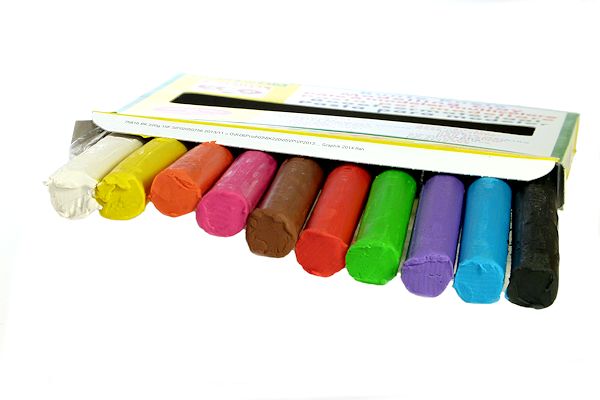 nawaro bunte Knete in 10 Farben