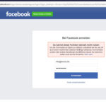 Facebook Meldung-du kannst dieser Funktion derzeit nicht nutzen